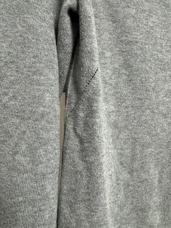 Zadig & Voltaire Gray V-Neck Cashmere Blend Sweater - Picture 3 of 9